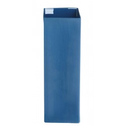 cube blue Vase, blau 18cm