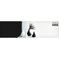 Vase Drops weiß