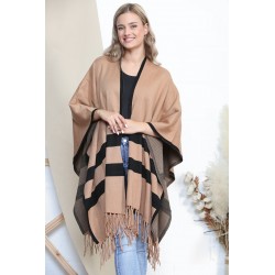 Kamelfarbener gestreifter...