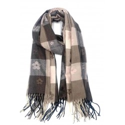 Weicher Schal mit floralem...