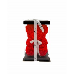 RODE BEER 25CM INCL DOOS