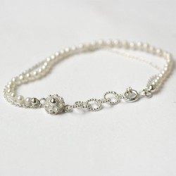 Zeeuwse armband met witte...