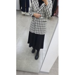 Beray 8365- Beige Blaue knöpfe