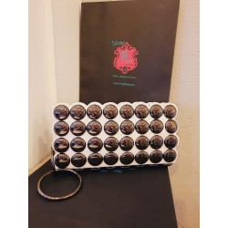 2022-black & white clutch...