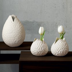 Vase natur Handarbeit...